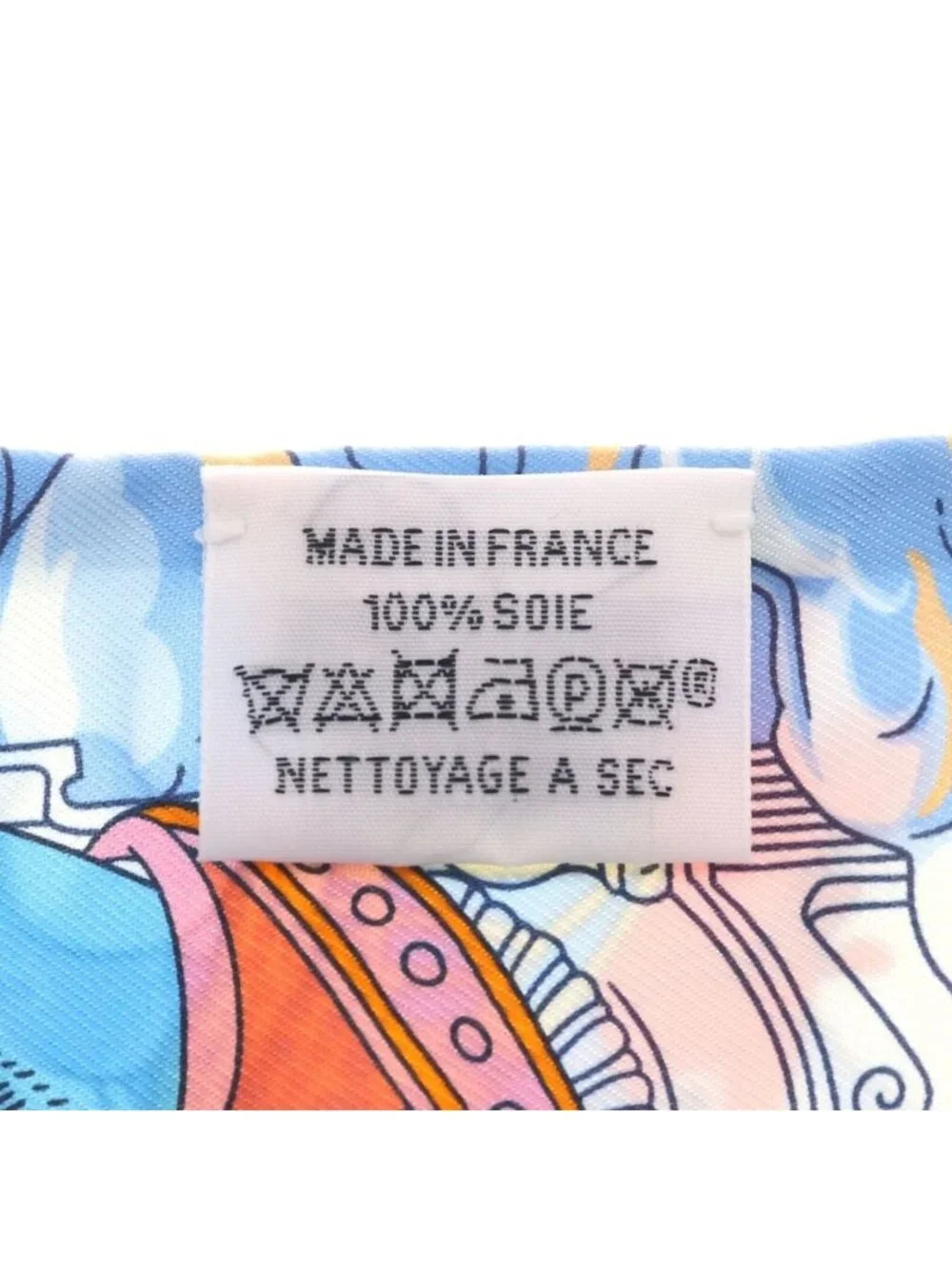 Hermes Twilly Sur Mon Nuage My Cloud Scarf Silk Blue